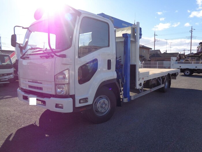 いすゞ フォワード 中型/増トン 車両重機運搬 セルフローダー PKG-FRR90S1