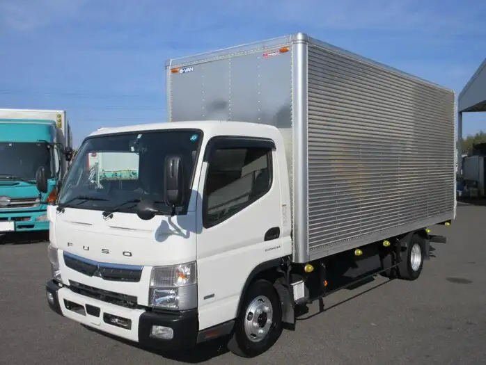 三菱 キャンター 小型 アルミバン 床鉄板 2RG-FEB20 の中古トラック【車両No.159369】