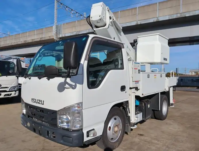 いすゞ エルフ 小型 高所・建柱車 高所作業車 電工仕様 の中古トラック【車両No.159501】