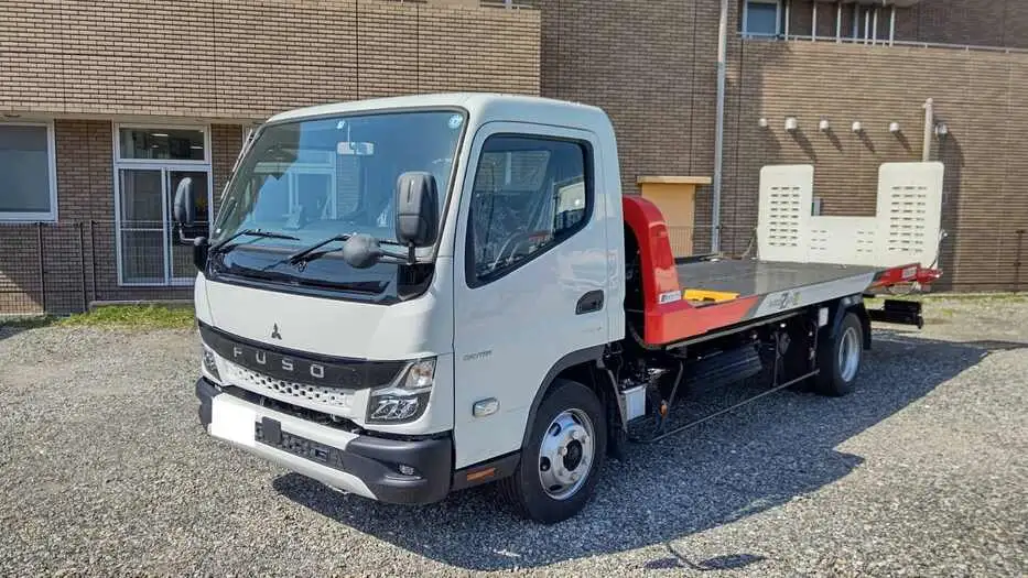 三菱 キャンター 小型 車両重機運搬 ラジコン ウインチの中古トラック画像1