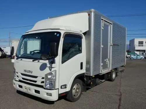 いすゞ エルフ 小型 アルミバン パワーゲート サイドドア の中古トラック【車両No.159583】