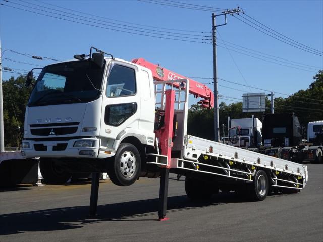 三菱 ファイター 中型/増トン 車両重機運搬 セルフローダー PDG-FK61F