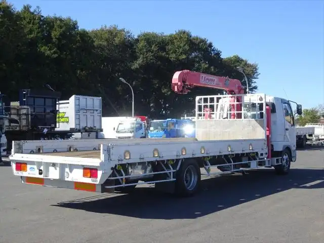 三菱 ファイター 中型/増トン 車両重機運搬 4段クレーン ラジコンの中古トラック画像3