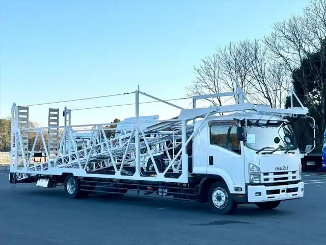 いすゞ フォワード 中型/増トン 車両重機運搬 ウインチ エアサスの中古トラック画像2