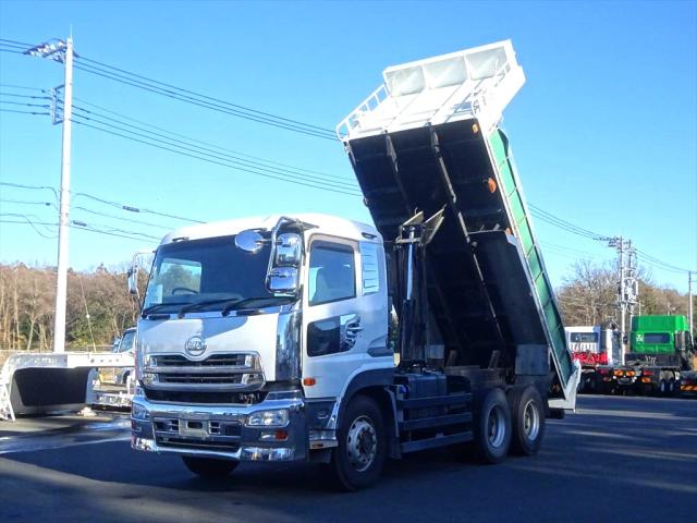 日産UD クオン 大型 ダンプ コボレーン ベッド｜画像1