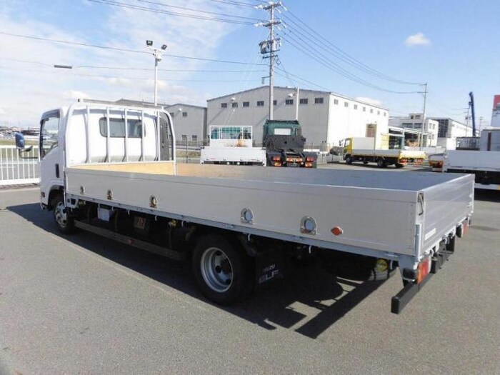 いすゞ エルフ 小型 平ボディ 床鉄板 アルミブロックの中古トラック画像4