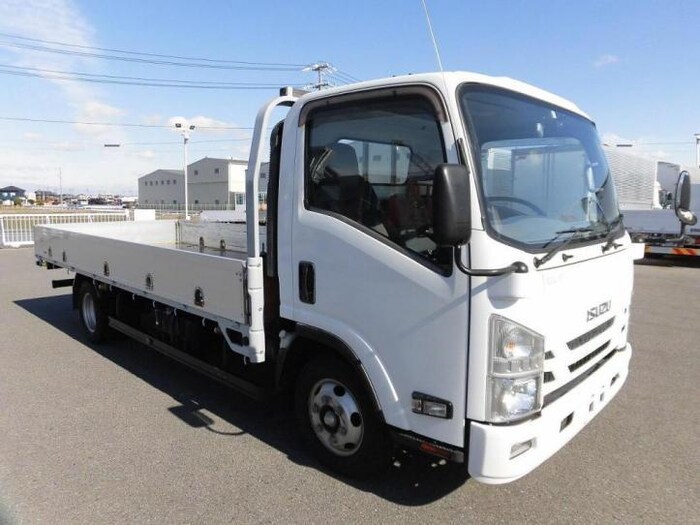 いすゞ エルフ 小型 平ボディ 床鉄板 アルミブロックの中古トラック画像2