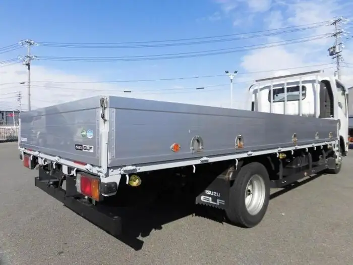 いすゞ エルフ 小型 平ボディ 床鉄板 アルミブロックの中古トラック画像6