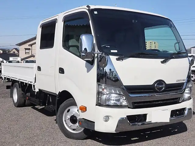 日野 デュトロ 小型 平ボディ Wキャブ TKG-XZU710Mの中古トラック画像2