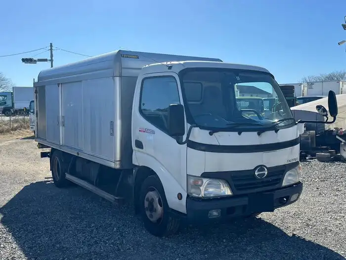 日野 デュトロ 小型 アルミバン ボトルカー サイドドアの中古トラック画像3