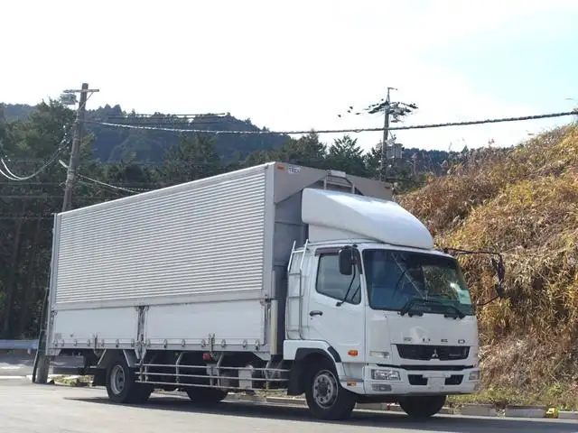 三菱 ファイター 中型/増トン ウイング エアサス ベッドの中古トラック画像2