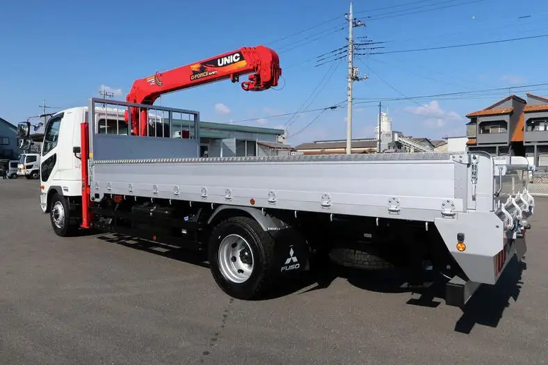 三菱 ファイター 中型/増トン 車両重機運搬 4段クレーン ラジコンの中古トラック画像5