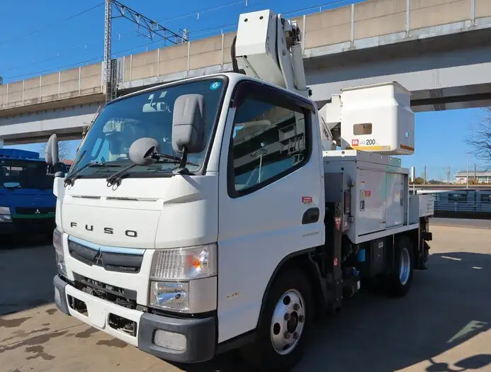 三菱 キャンター 小型 高所・建柱車 高所作業車 TPG-FEA50の中古トラック画像1
