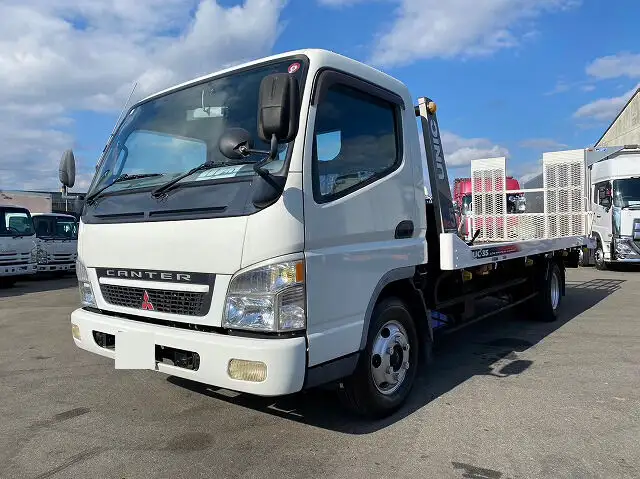 三菱 キャンター 小型 車両重機運搬 ラジコン ウインチの中古トラック画像1