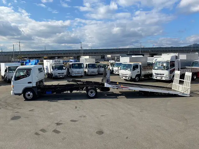 三菱 キャンター 小型 車両重機運搬 ラジコン ウインチの中古トラック画像5