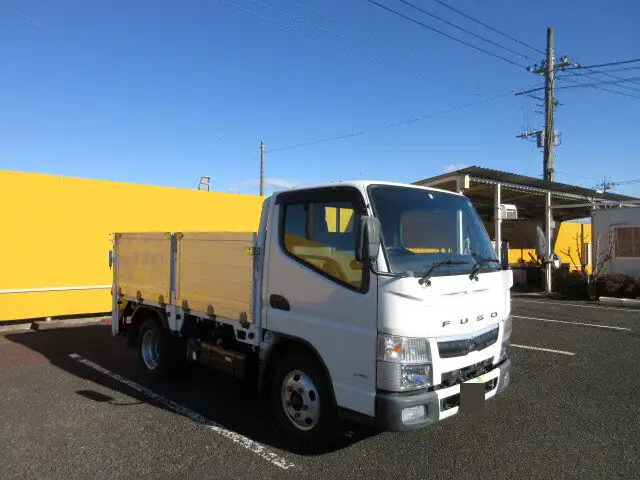 三菱 キャンター 小型 平ボディ パワーゲート 床鉄板の中古トラック画像2