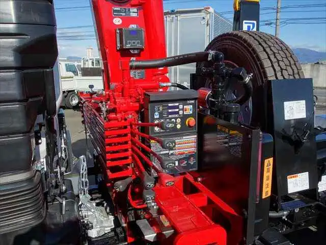 三菱 ファイター 中型/増トン アームロール クレーン付き ツインホイストの中古トラック画像7