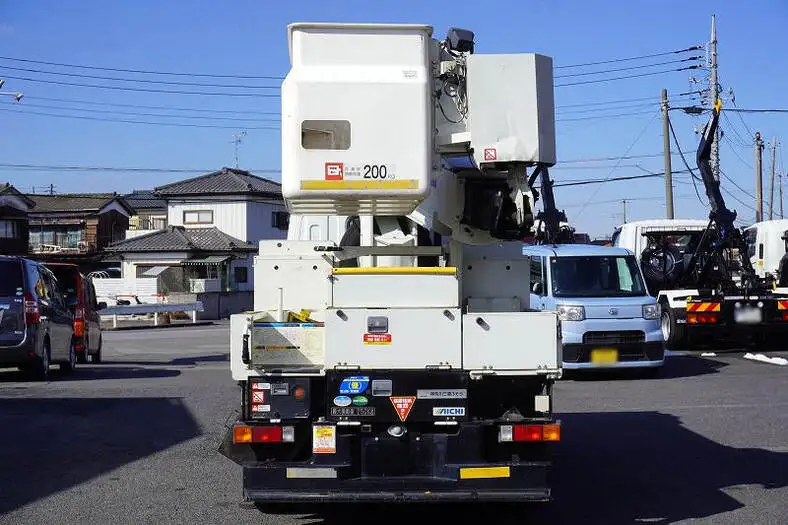 三菱 キャンター 小型 高所・建柱車 高所作業車 電工仕様の中古トラック画像4