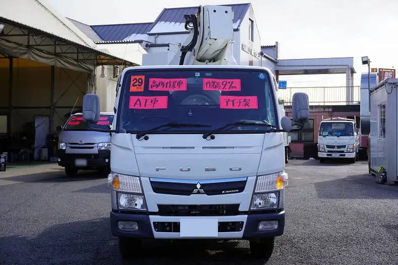 三菱 キャンター 小型 高所・建柱車 高所作業車 電工仕様の中古トラック画像2