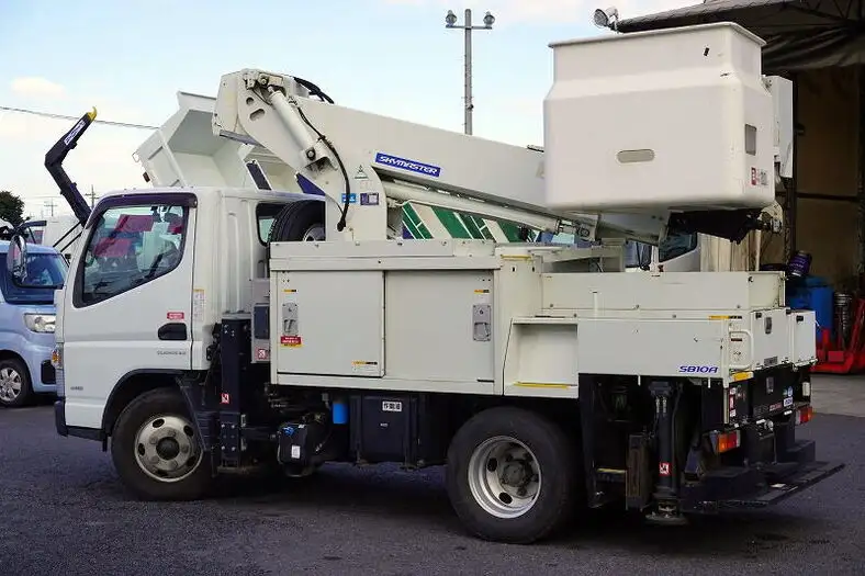三菱 キャンター 小型 高所・建柱車 高所作業車 電工仕様の中古トラック画像5