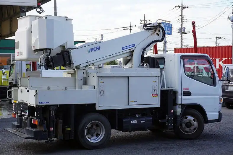 三菱 キャンター 小型 高所・建柱車 高所作業車 電工仕様の中古トラック画像4