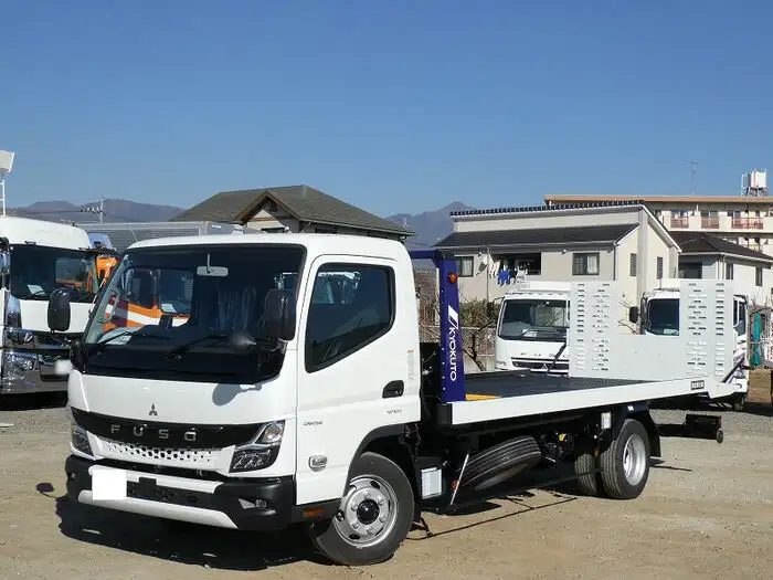 三菱 キャンター 小型 車両重機運搬 ラジコン ウインチの中古トラック画像1