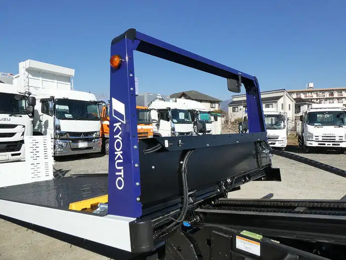 三菱 キャンター 小型 車両重機運搬 ラジコン ウインチの中古トラック画像8