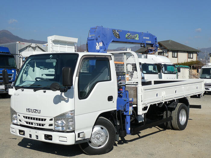 いすゞ エルフ 小型 クレーン付 標準ロング TPG-NKR85AR