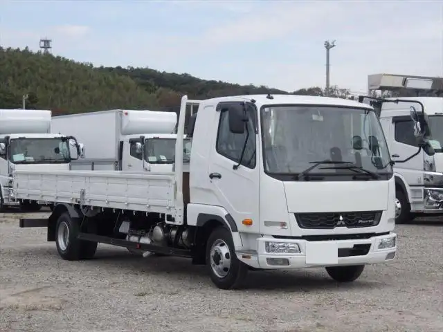 三菱 ファイター 中型/増トン 平ボディ ベッド 2KG-FK62Fの中古トラック画像2