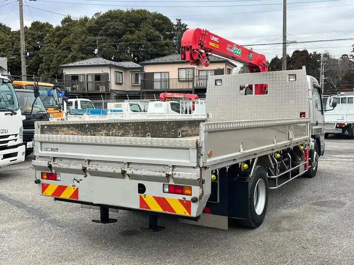 三菱 キャンター 小型 車両重機運搬 4段クレーン ラジコンの中古トラック画像3