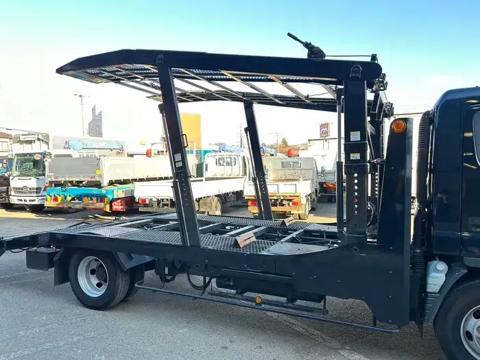三菱 キャンター 小型 車両重機運搬 ラジコン フックインの中古トラック画像11