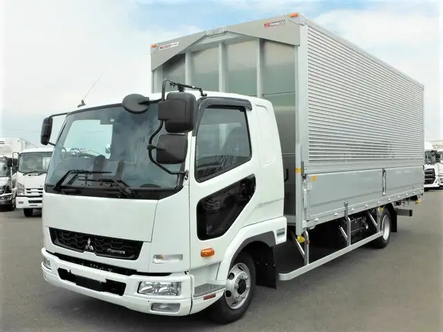 三菱 ファイター 中型/増トン ウイング ベッド 2KG-FK62Fの中古トラック画像1