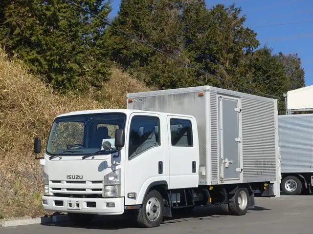 いすゞ エルフ 小型 アルミバン Wキャブ パワーゲート の中古トラック【車両No.160126】