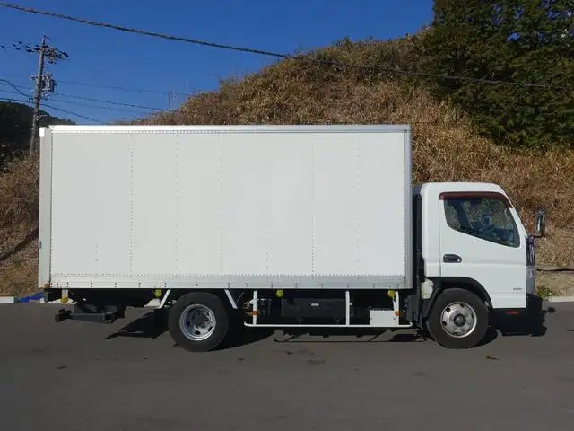 三菱 キャンター 小型 アルミバン パワーゲート 床鉄板の中古トラック画像2