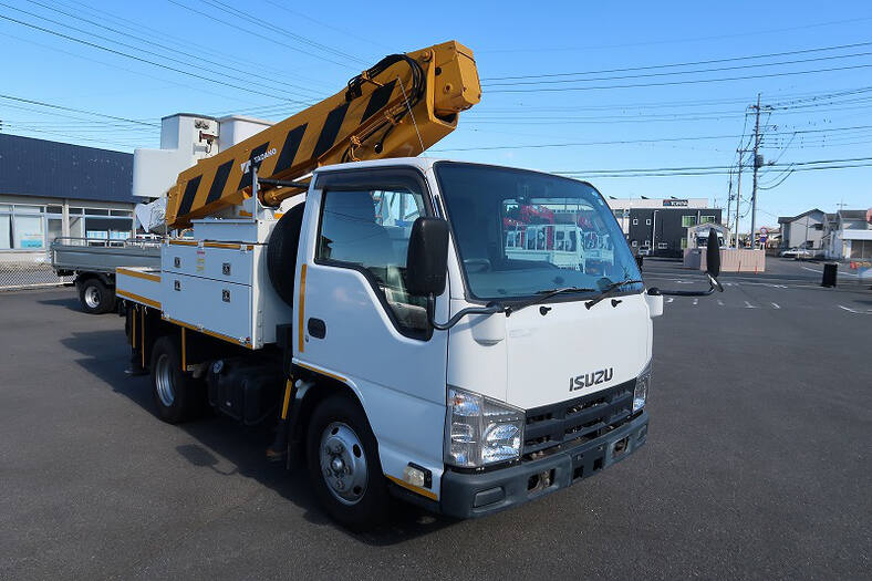 いすゞ エルフ 小型 高所・建柱車 高所作業車 BKG-NKR85AN｜画像3