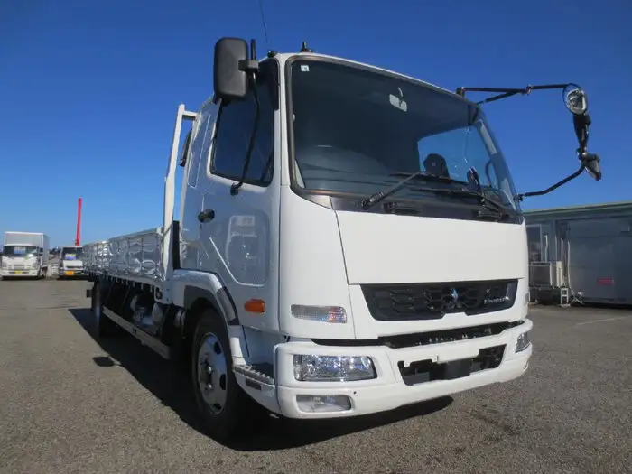 三菱 ファイター 中型/増トン 平ボディ ベッド 2KG-FK62Fの中古トラック画像3