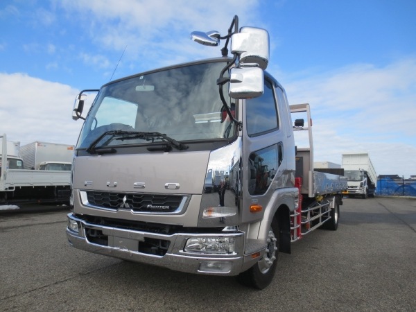 三菱 ファイター 中型/増トン 車両重機運搬 セーフティーローダー 2KG-FK62FY