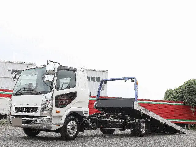 三菱 ファイター 中型/増トン 車両重機運搬 ラジコン ウインチの中古トラック画像11