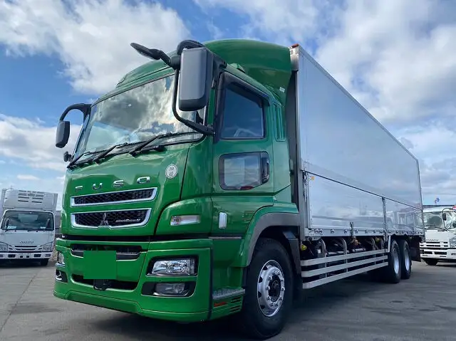 三菱 スーパーグレート 大型 ウイング 床鉄板 エアサス の中古トラック【車両No.159999】