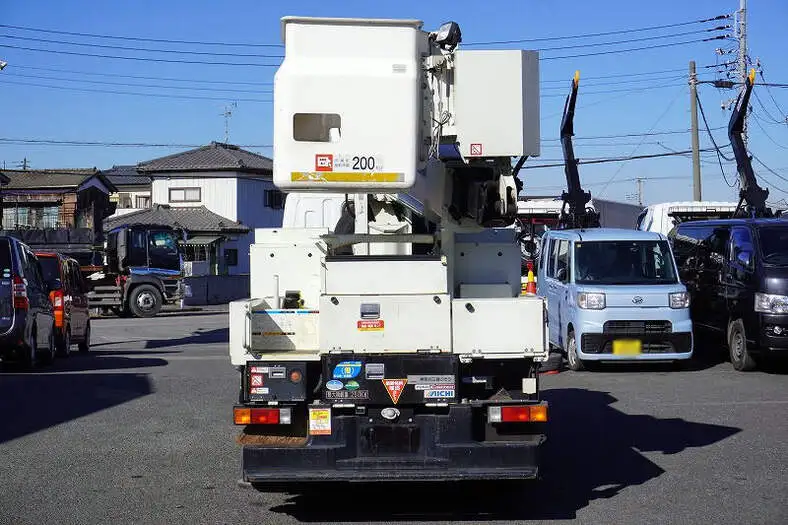 三菱 キャンター 小型 高所・建柱車 高所作業車 電工仕様の中古トラック画像4