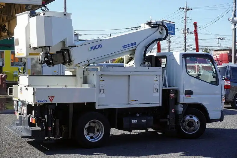 三菱 キャンター 小型 高所・建柱車 高所作業車 電工仕様の中古トラック画像3