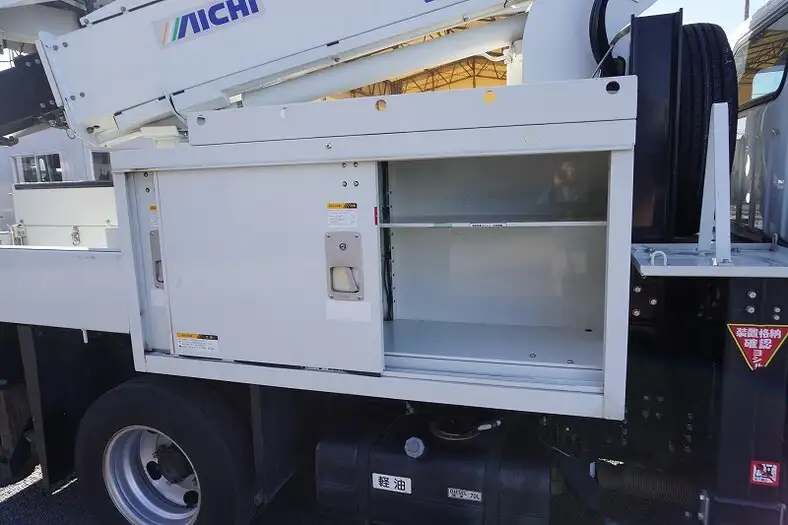 三菱 キャンター 小型 高所・建柱車 高所作業車 電工仕様の中古トラック画像11