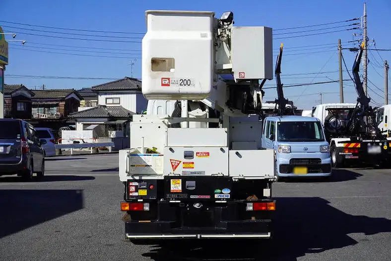 三菱 キャンター 小型 高所・建柱車 高所作業車 電工仕様の中古トラック画像4