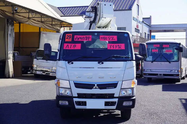 三菱 キャンター 小型 高所・建柱車 高所作業車 電工仕様の中古トラック画像2