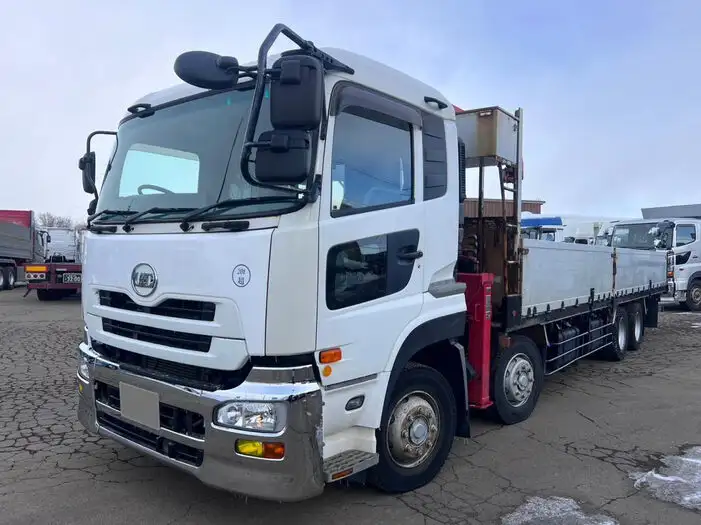日産UD クオン 大型 クレーン付 アルミブロック エアサスの中古トラック画像1