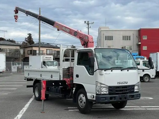 いすゞ エルフ 小型 クレーン付 4段 ラジコンの中古トラック画像2
