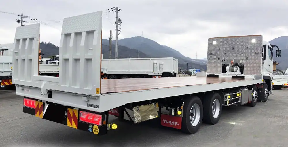 三菱 スーパーグレート 大型 車両重機運搬 ラジコン ウインチの中古トラック画像2
