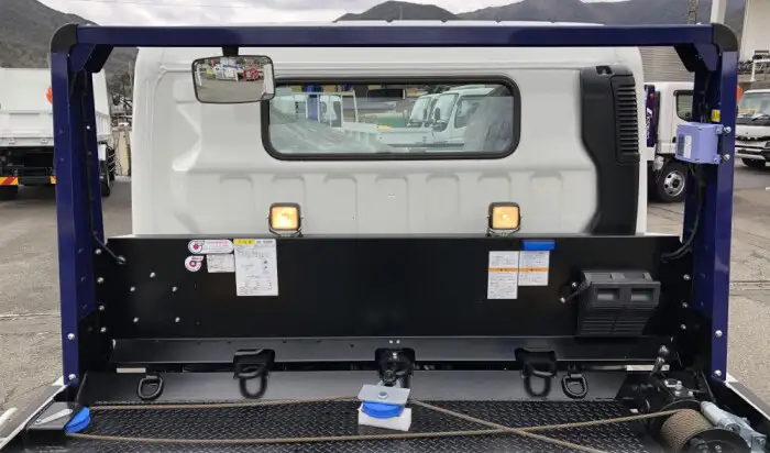 三菱 キャンター 小型 車両重機運搬 ラジコン ウインチの中古トラック画像4