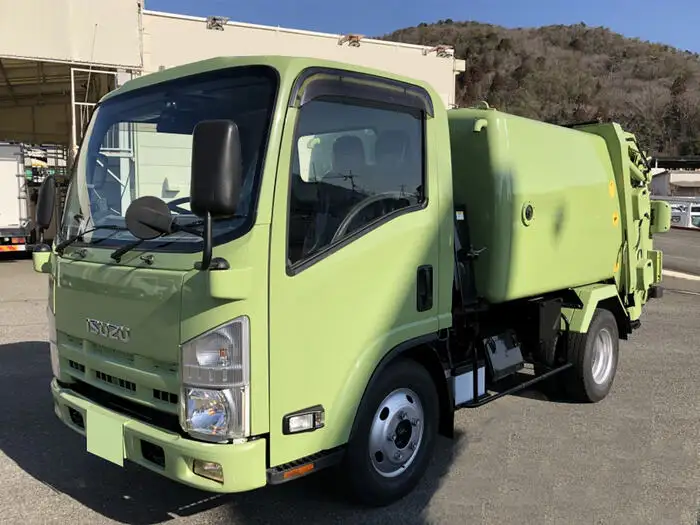 いすゞ エルフ 小型 パッカー車 巻き込み式 回転ダンプ式の中古トラック画像1