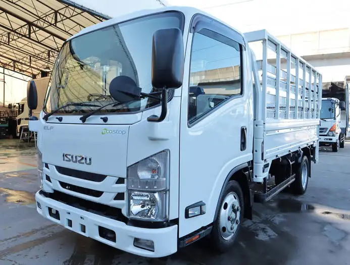 いすゞ エルフ 小型 平ボディ パワーゲート 床鉄板 の中古トラック【車両No.160197】